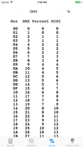 DMXCalc screenshot #3 for iPhone