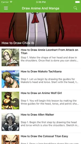 Game screenshot How To Draw Anime And Manga - 100% FREE mod apk