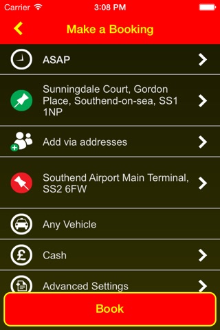 334455 AC Taxis Cabs screenshot 3