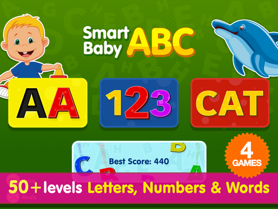 Screenshot #1 for Smart Baby ABC Games: Toddler Kids Learning Apps