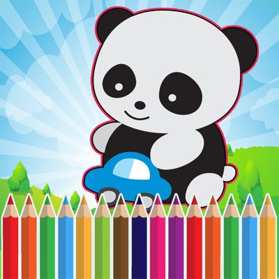Panda Coloring For Kids learning Second Edition