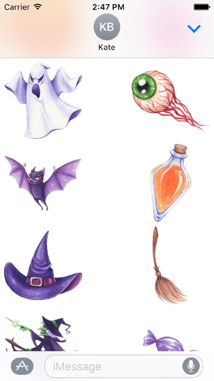 Halloween Hand-Drawn Stickers screenshot-3