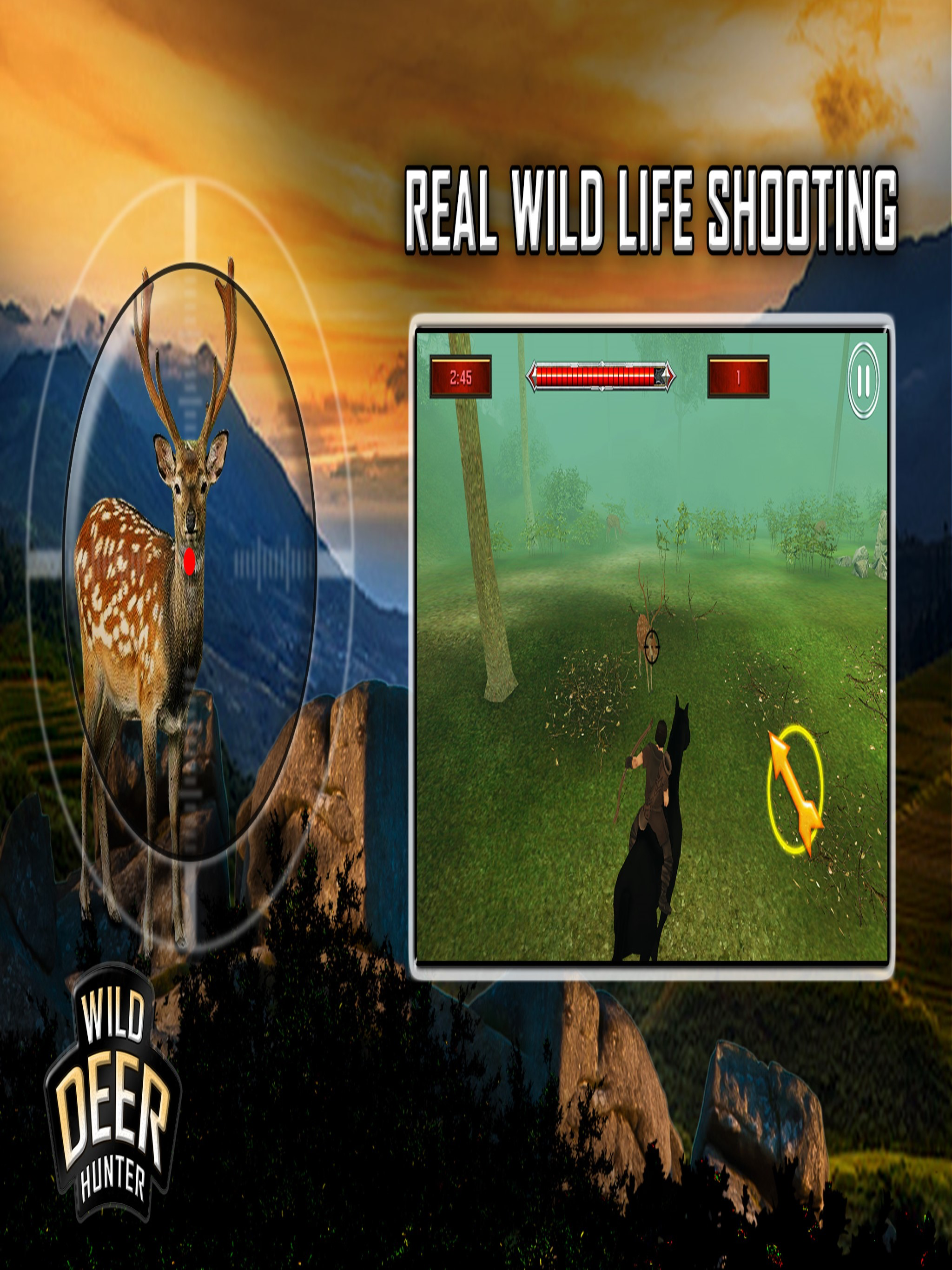 The Deer Bow Hunting-Real Jungle Archery challenge screenshot 5