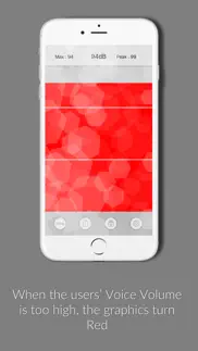 voice volume meter pro iphone screenshot 3