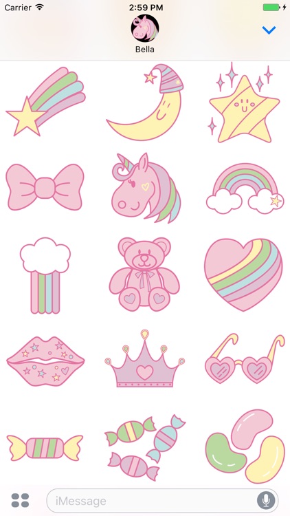 Girly Girly Stickers by 素素应用