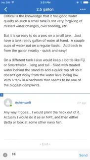 aquarium advice forums iphone screenshot 2
