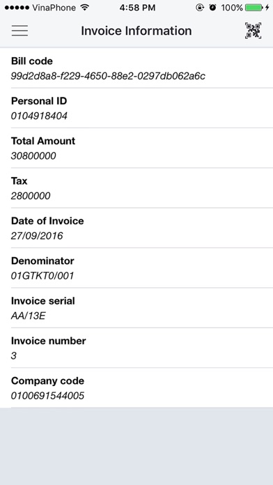 Screenshot #3 pour VNPT Scanner