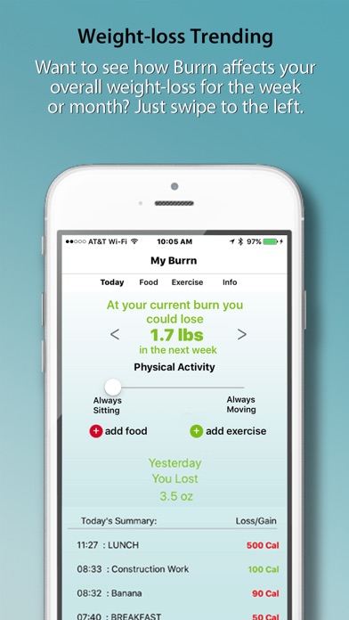 Screenshot #3 pour Burrn - Lose weight every minute! - Weight Loss