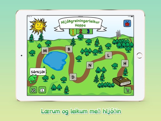 Screenshot #1 for Froskaleikur 1 - Listin að lesa