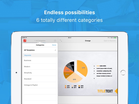 Screenshot #5 pour Modèles pour Keynote Professionnel
