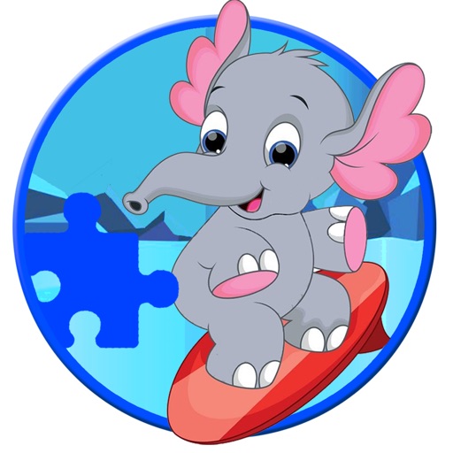 Puzzle City Zoo Special Elephant Jigsaw Funny Game Icon