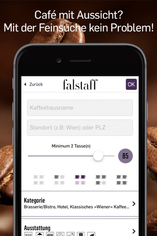 Caféguide Falstaff screenshot 3