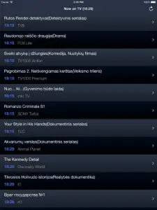 Lietuva Televizija (iPad versija) screenshot #2 for iPad