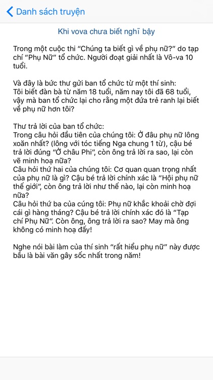 Vova Cười - Vova story - Truyện cười Vô Va screenshot-3