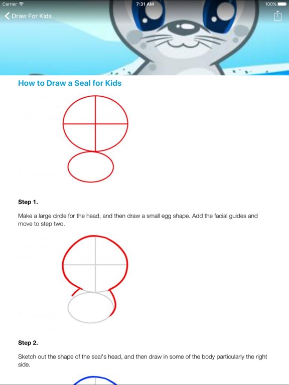 Screenshot #6 pour How To Draw For Kids - 100% FREE