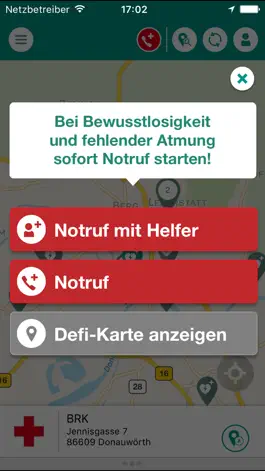 Game screenshot Rot Kreuz Defi und Notruf App hack