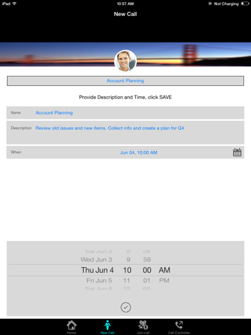 ConCallApp - náhled