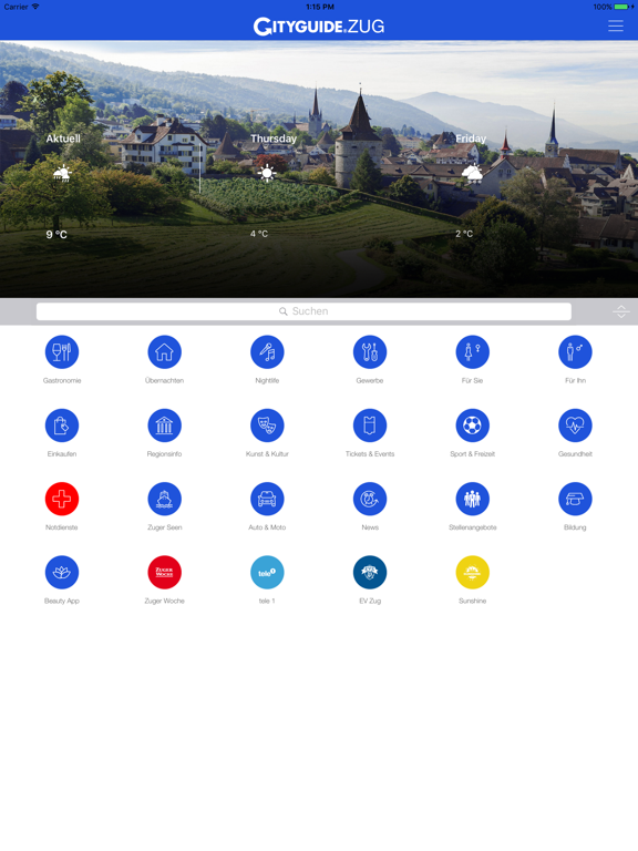 Screenshot #4 pour Cityguide Zug