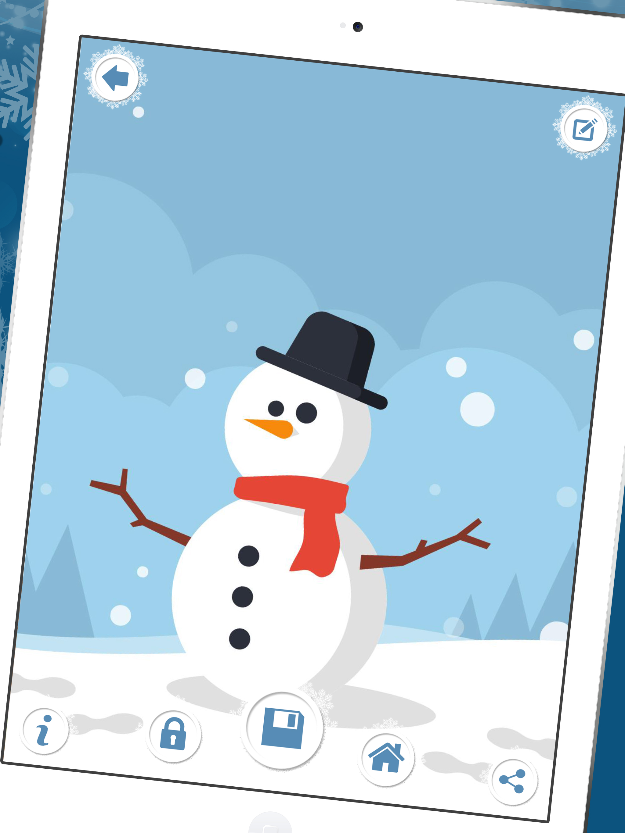 Winter Wallpaper Collection, Ice Lock Screen Theme