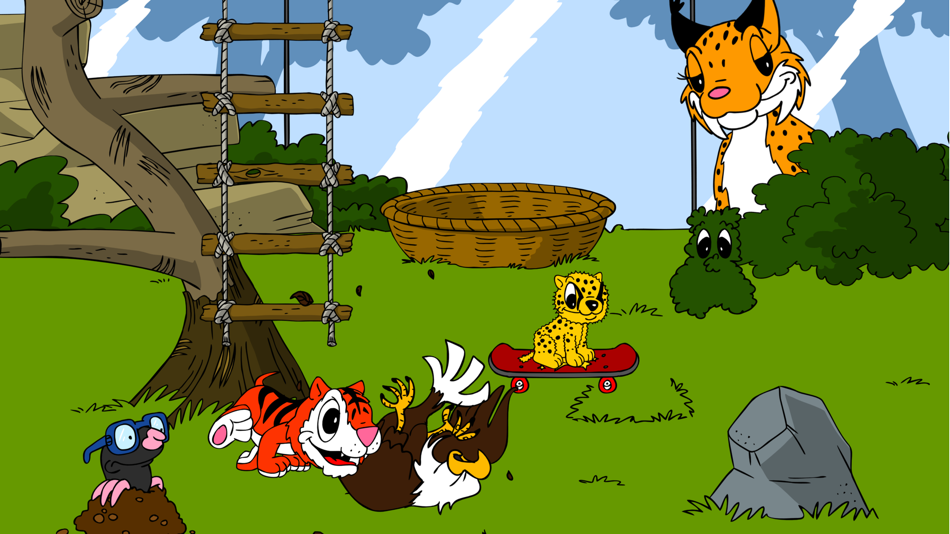 #4. Lion Cubs Kids Zoo Games (iOS) 由: PAVEL PLATIL animation studios