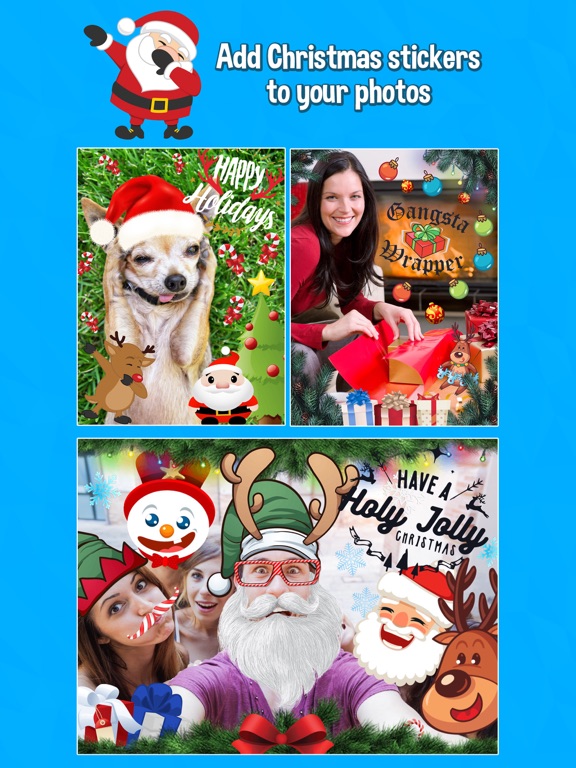 Screenshot #4 pour Dabbing Santa Photo Editor with Christmas Stickers