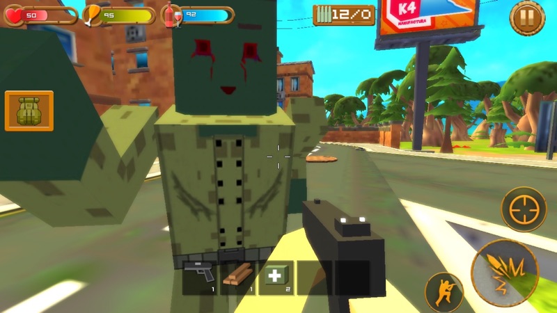 Pixel Shooting Wars 3D - Block Gun Battle screenshot 1