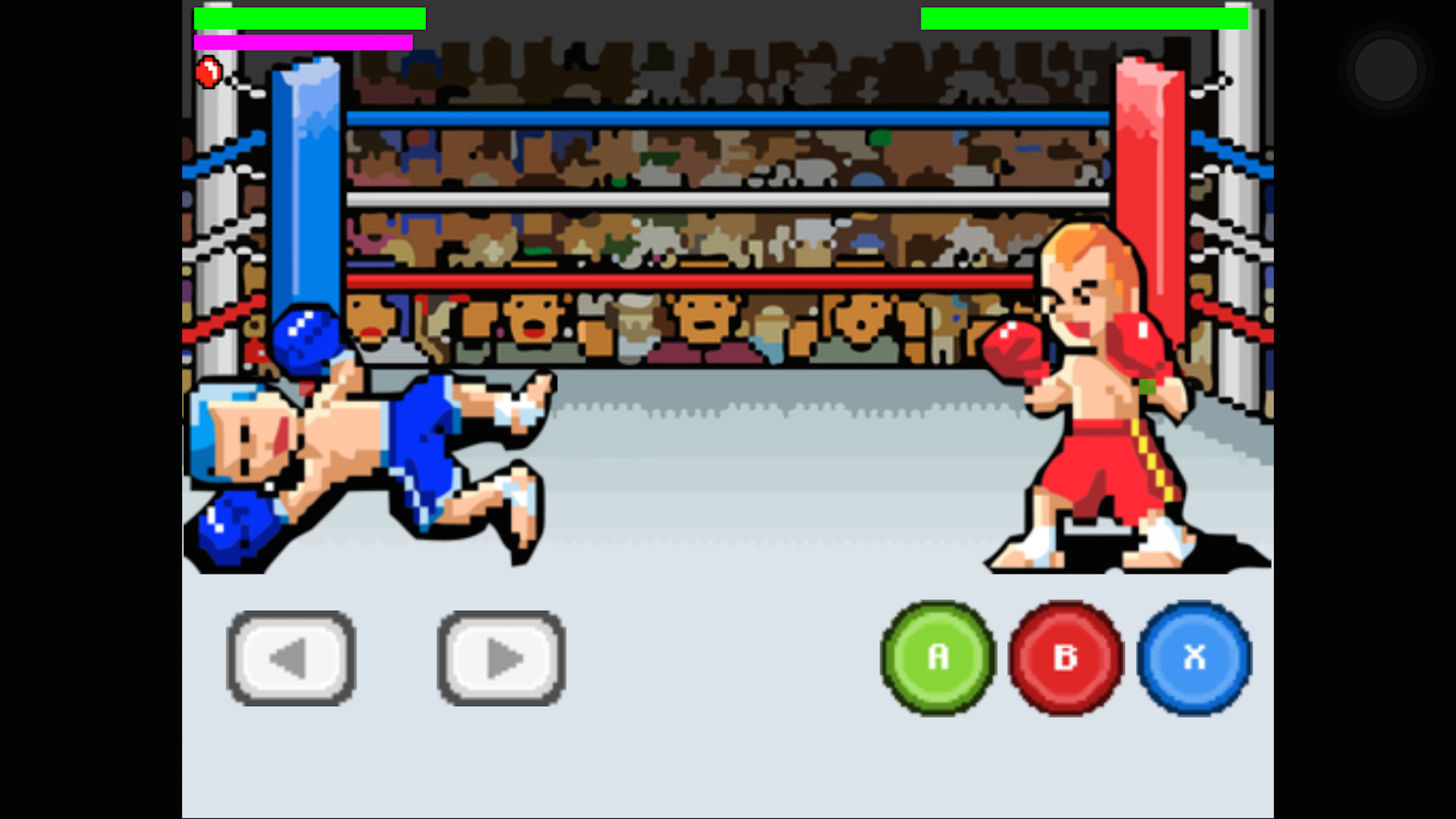 Fighting kickboxing!
