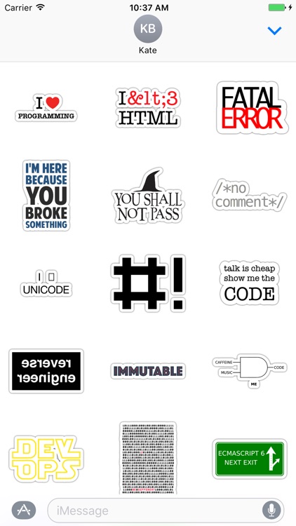 Geek Caps - Nerds & Developers Stickers