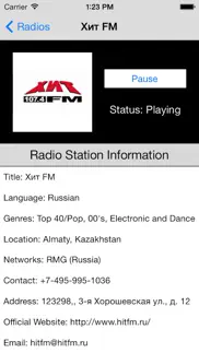 kazakhstan radio live player (astana / kazakh / russian / Қазақстан qazaqstan / Казахстан / радио) iphone screenshot 4
