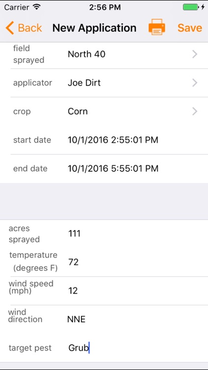 Pesticide and Field Records II