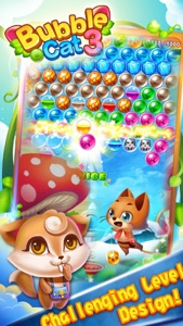 Bubble Cat 3 - Ball Shoot Revenge screenshot #2 for iPhone