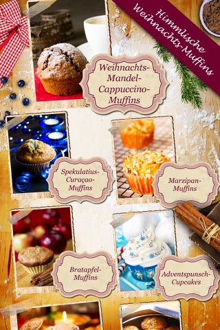 Weihnachts-Muffins Cupcakes Backen Weihnachten screenshot 2