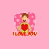 Man in Relationship Stickers For iMessage