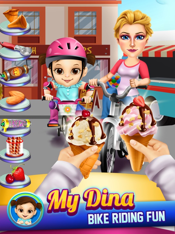 Screenshot #4 pour My Dina Kids Dress-Up Salon Food Games Free!