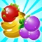 The game Fruit Links skywards is very cute, this fruit game is a puzzle game line match, should play very interesting