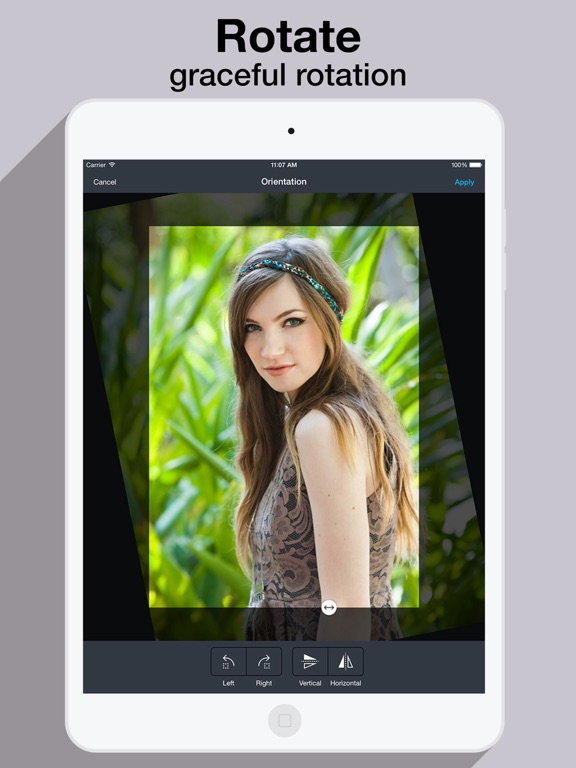 PhotoKit - Deluxe Pic Editor & Vintage Camera With Creative Fx & Filters Aslo Instagram Export iPad screenshot