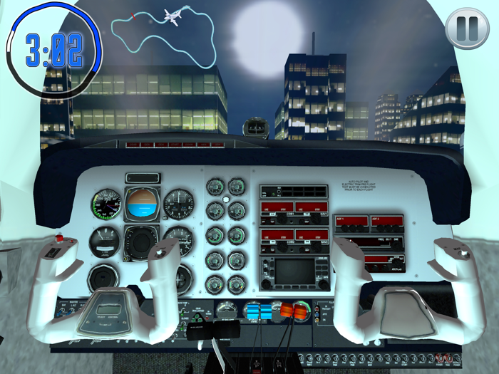 Real Pilot Flight Simulation Drive Airoplane 3D
