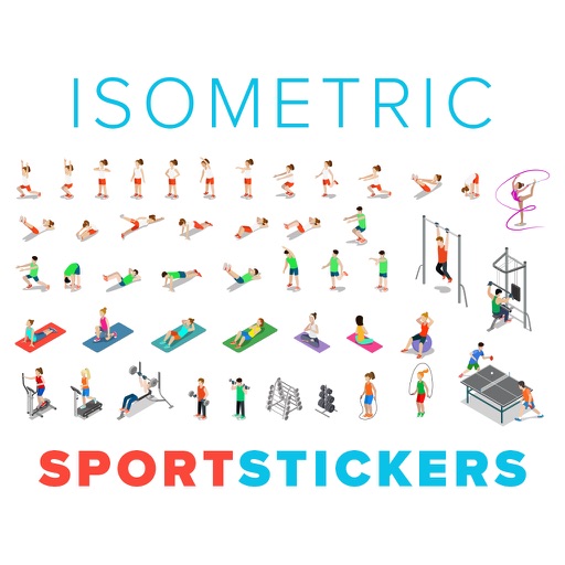 Isometric Sport Stickers