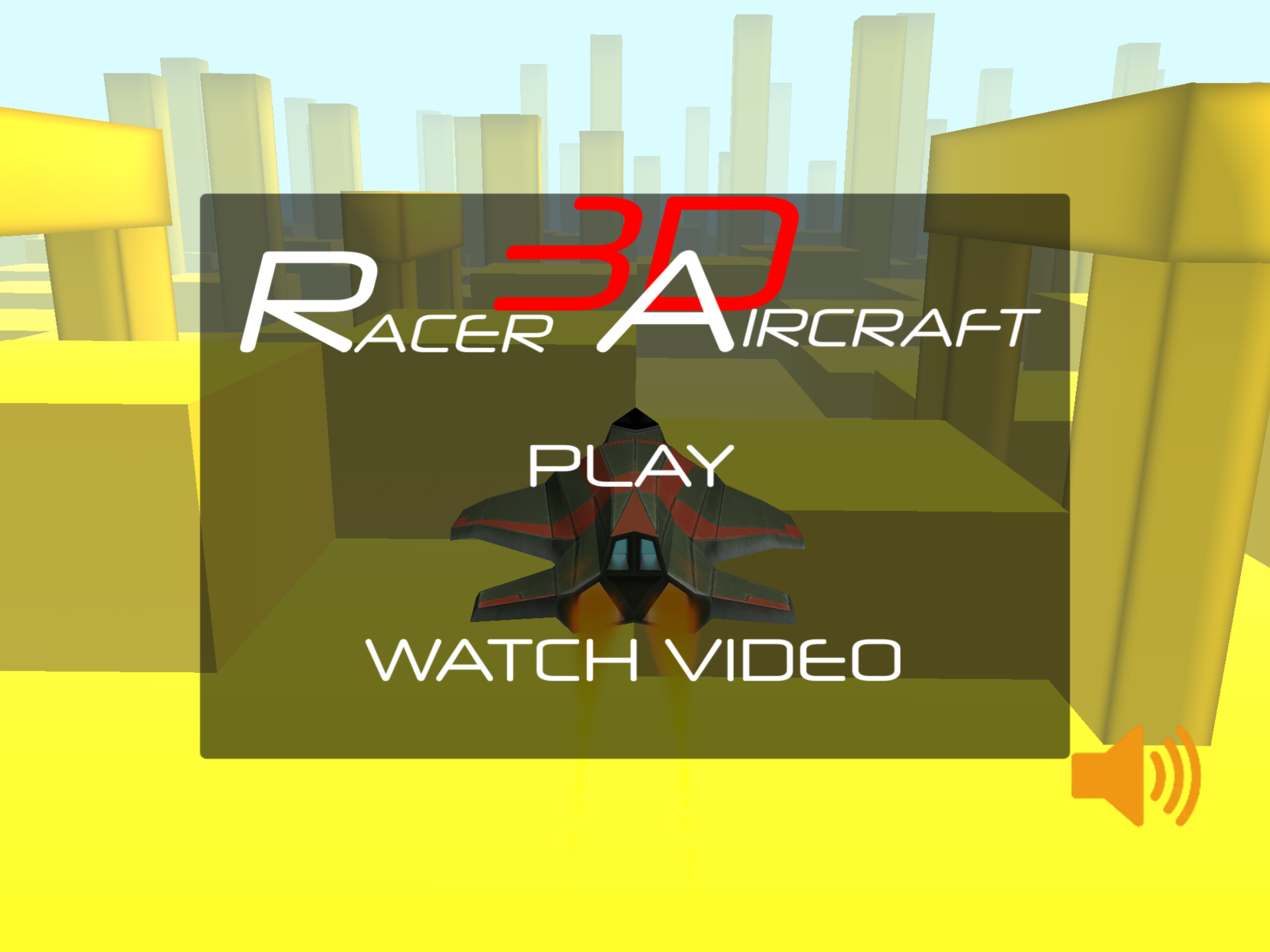 Racer Aircraft 3d
