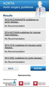 Aortic surgery guidelines screenshot #2 for iPhone