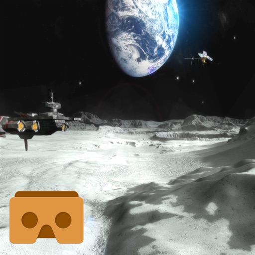 VR Moon Walk 3D Icon
