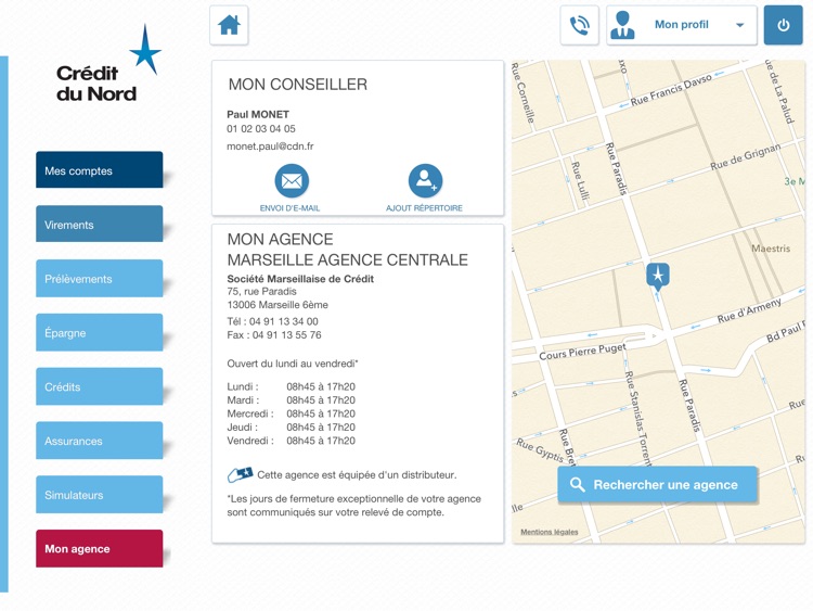 Crédit du Nord pour iPad screenshot-4