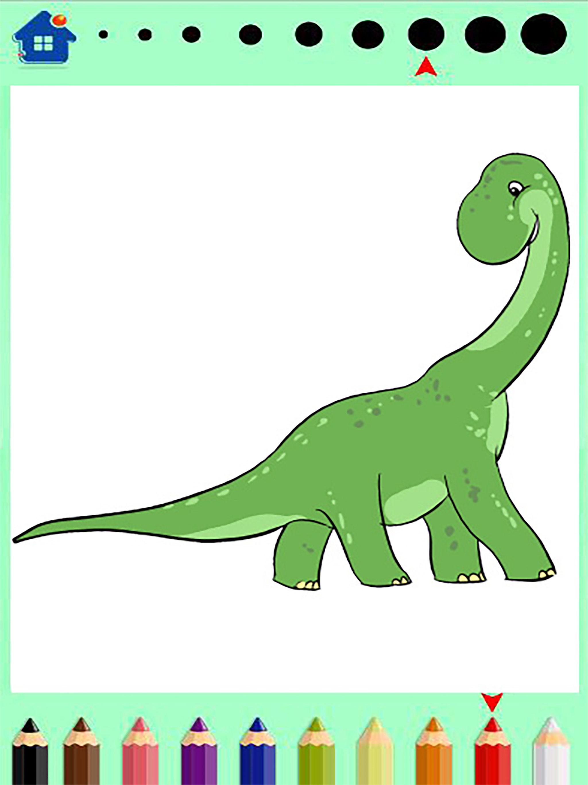 Dinosaur Coloring Book - Dino Finger Paint screenshot 4