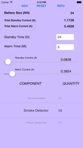Fire Alarm Systems Backup Power Calculations Guide screenshot #2 for iPhone