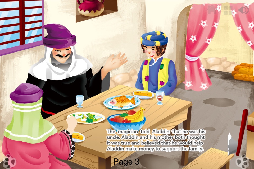 Aladdin - Bedtime Fairy Tale iBigToy screenshot 2