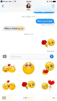 Adult Emojis Stickers Pack for Naughty Couples iphone bilder 0