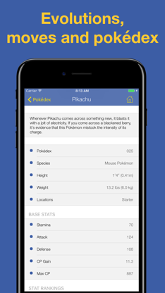 Pocket Wiki for Pokemon Go [Unofficial] screenshot 3