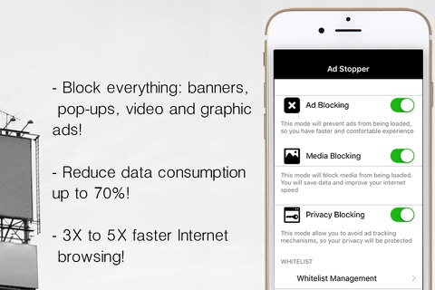 Ad Stopper - New Ad Blocker app for iPhone screenshot 2