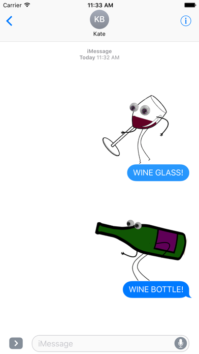 FOOD JUMPERS iPhone screenshot 2 - Stickers app