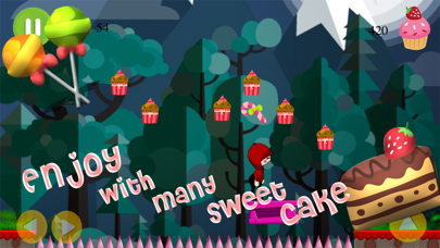 Screenshot #2 pour Sweet Cake Run - Le jeu classique de course